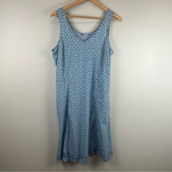 Toad&Co Blue Patterned Dress - Picture 1 of 8